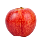 red gala apple, isolated