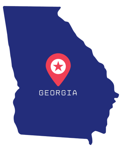 Map of Georgia Map of Georgia