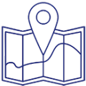 Map Icon Blue Map Icon