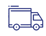 Truck Icon Blue Truck Icon